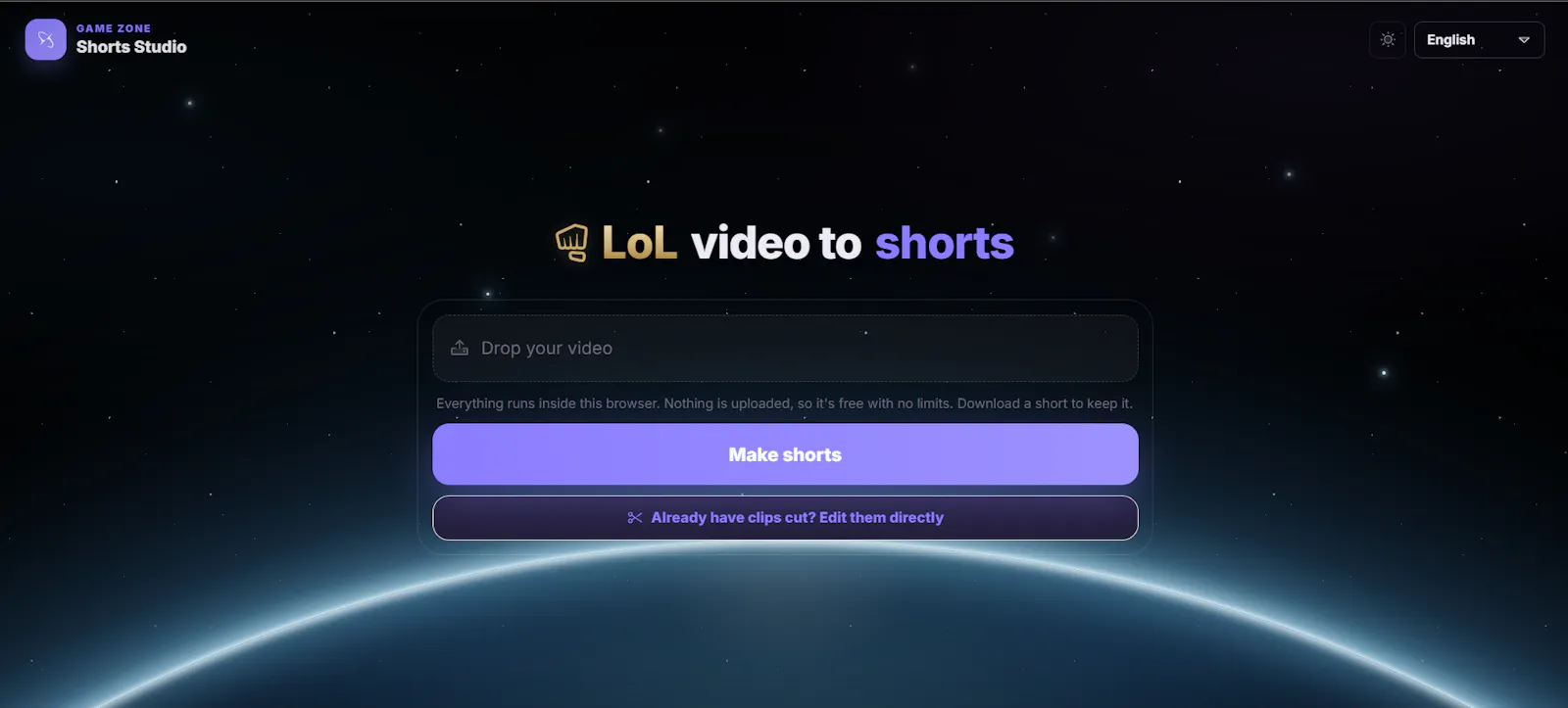 Shorts Studio — game zone screenshot 2