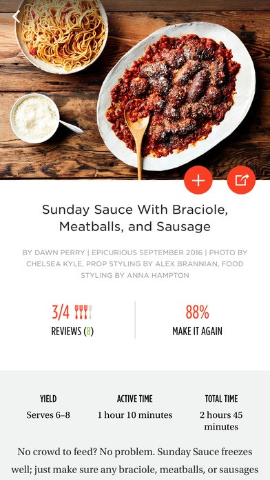 Epicurious for iOS gallery image