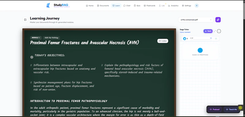 StudyRAG screenshot 4