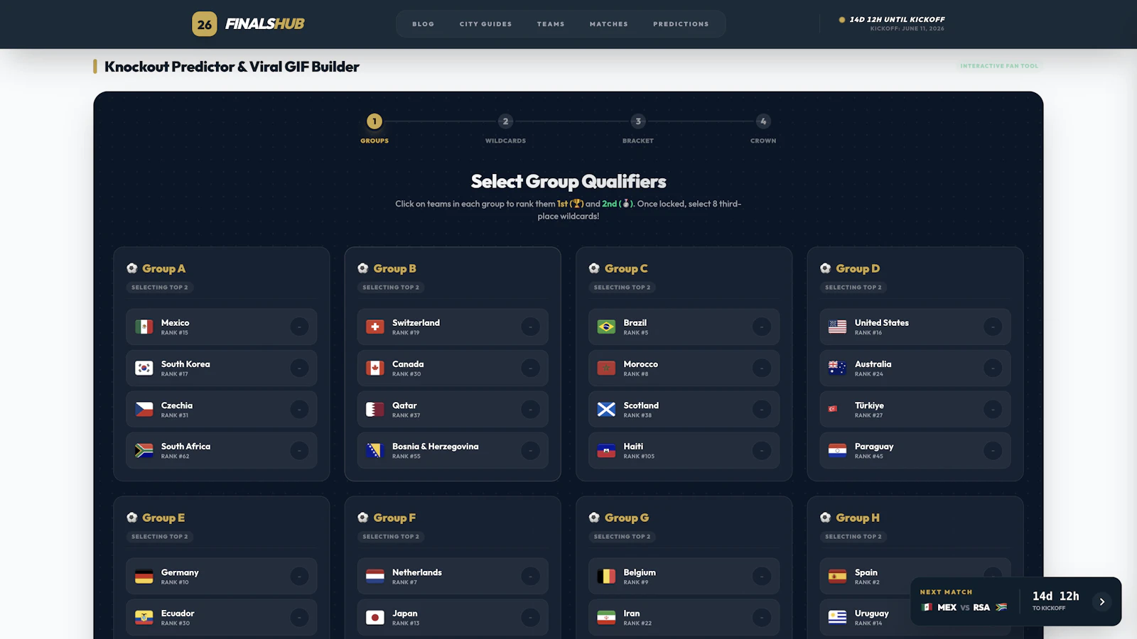 Finals26: World Cup Predictor screenshot 4