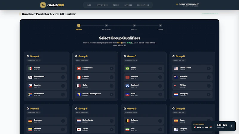 Finals26: World Cup Predictor screenshot 4
