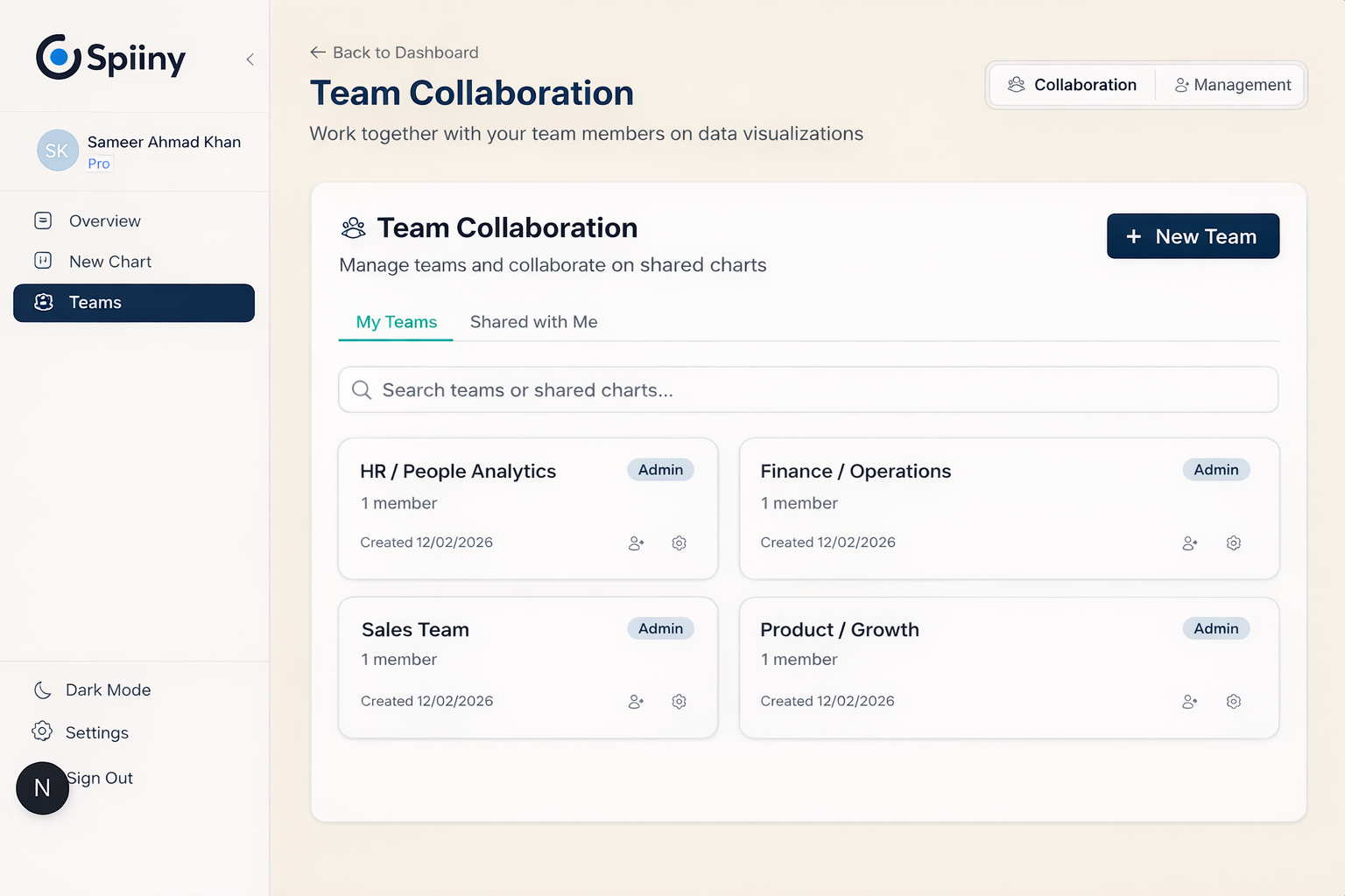 Spiiny - Screenshot 3 showing product features and functionality
