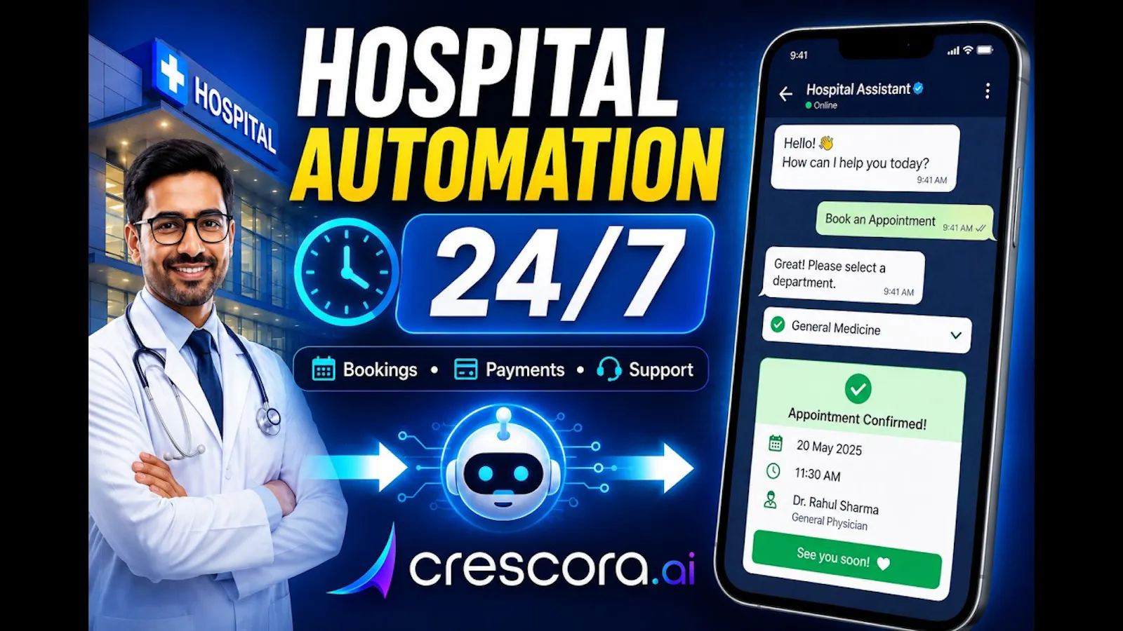 Crescora.ai screenshot 1 (video preview)