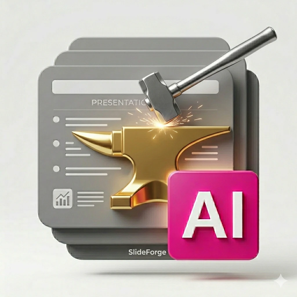 SlideForge PPT Slides AI logo