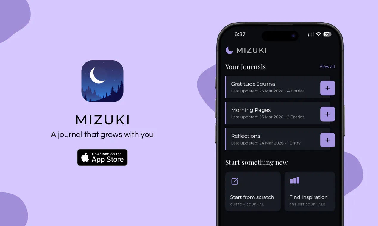 Mizuki - Flexible Journal のプロダクトバナー