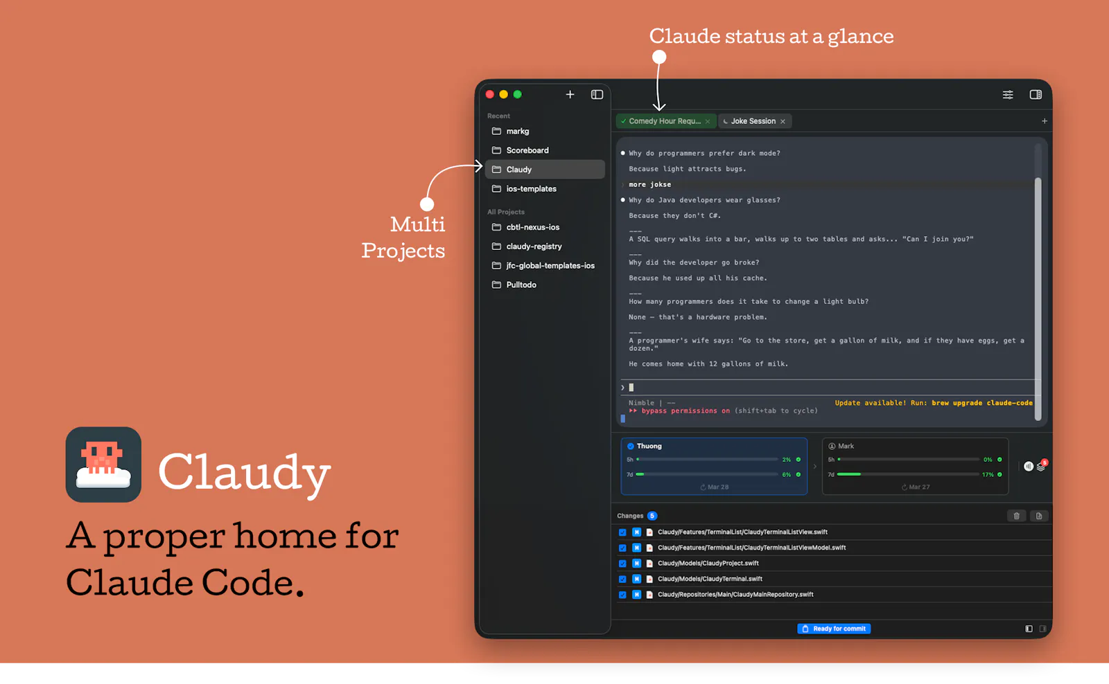 Claudy screenshot 1