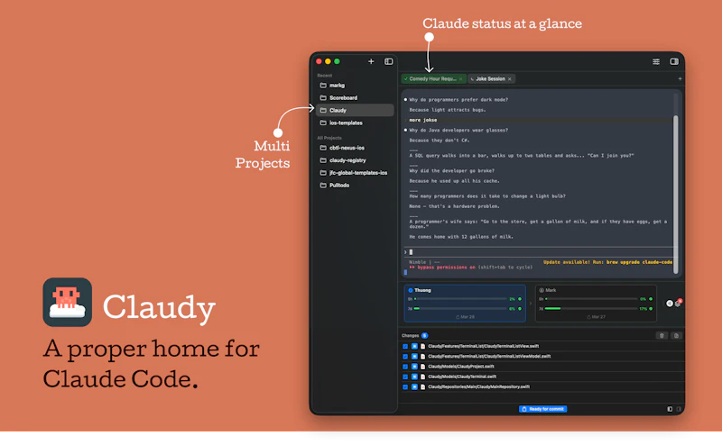 Claudy screenshot 1