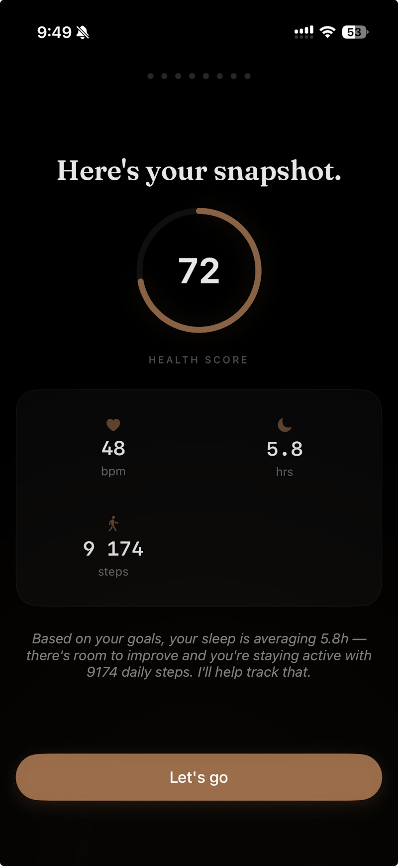 Gaia Body Intelligence screenshot 1