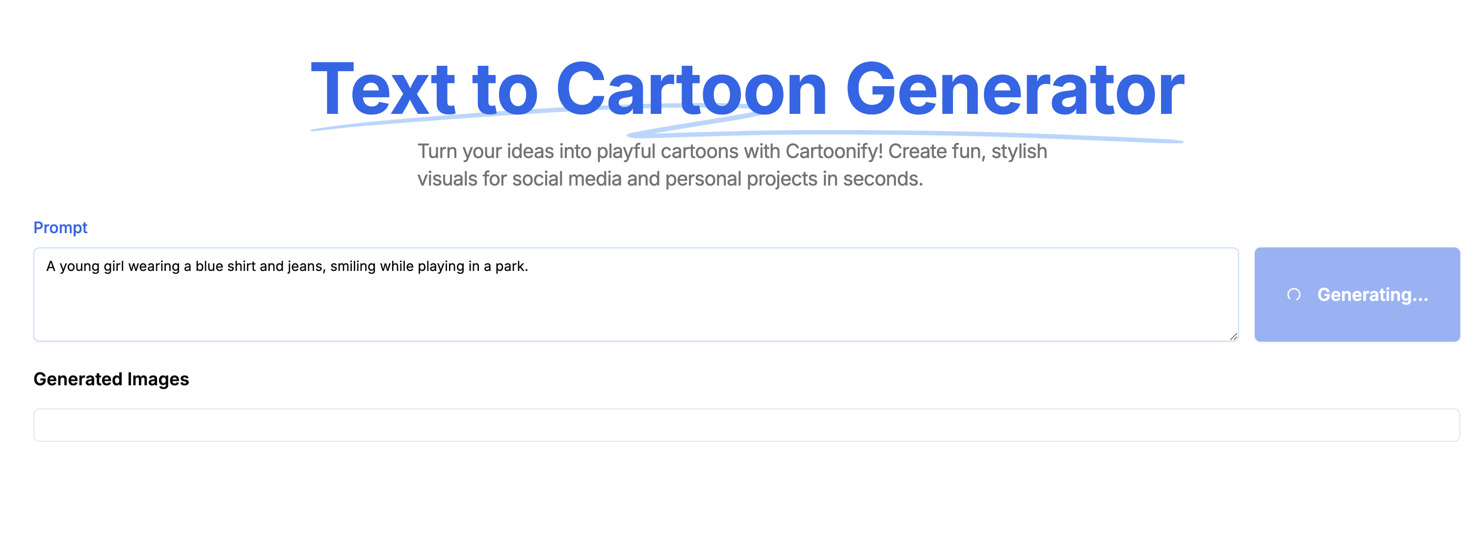 AI Cartoon Generator gallery image