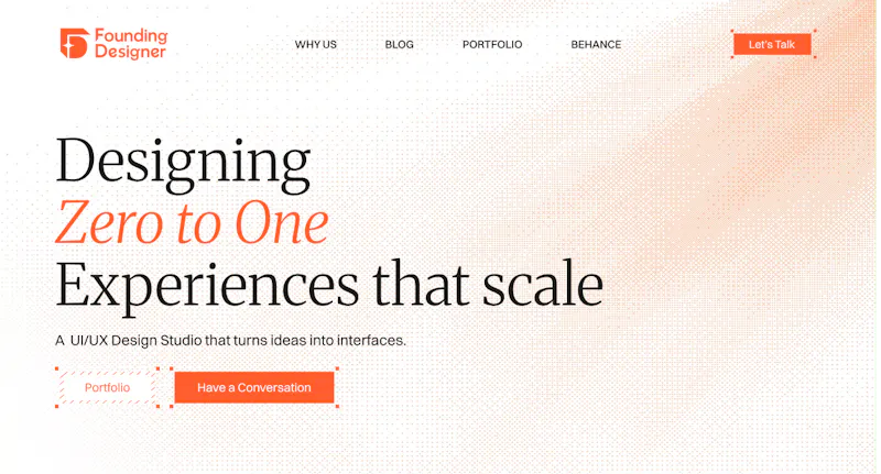 Founding-Designer.com screenshot 1