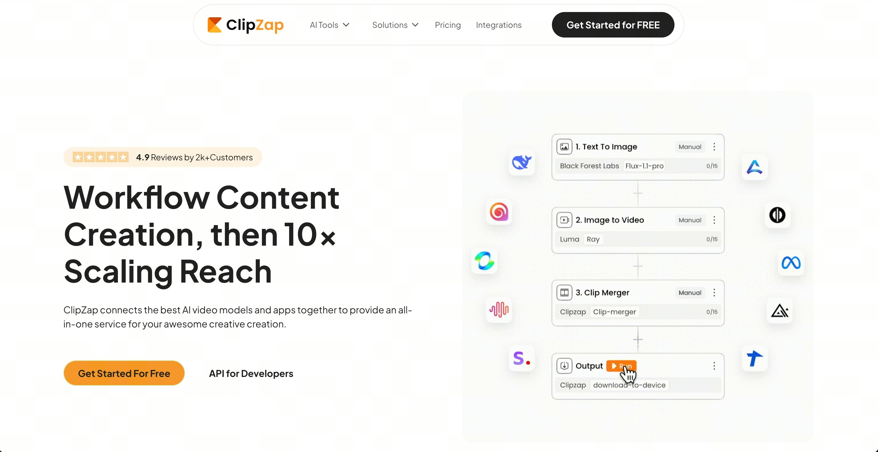 Clipzap Ai — screenshot 1 showing tool features and UI