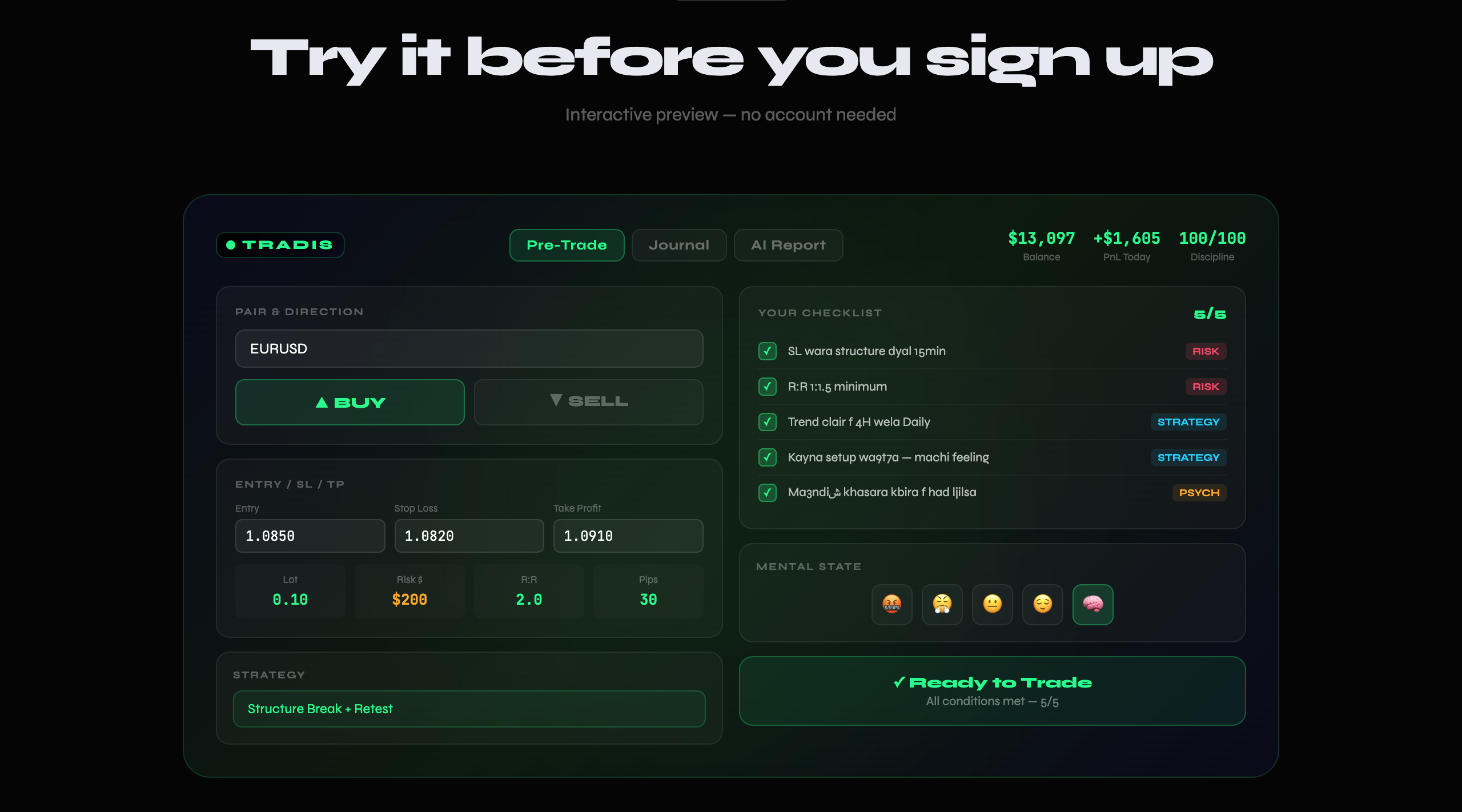 TRADIS — Trading Discipline System gallery image