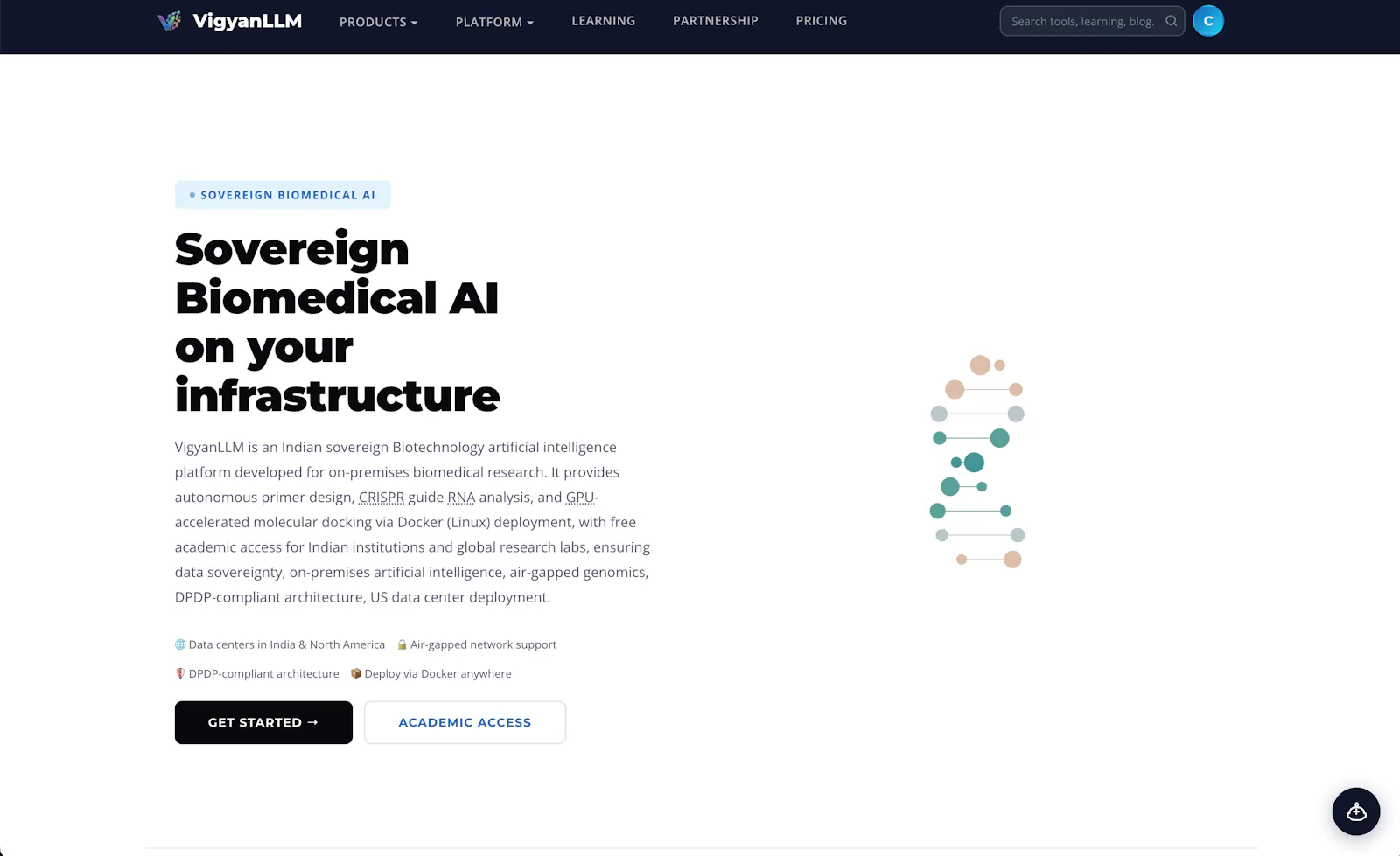 VigyanLLM screenshot 2