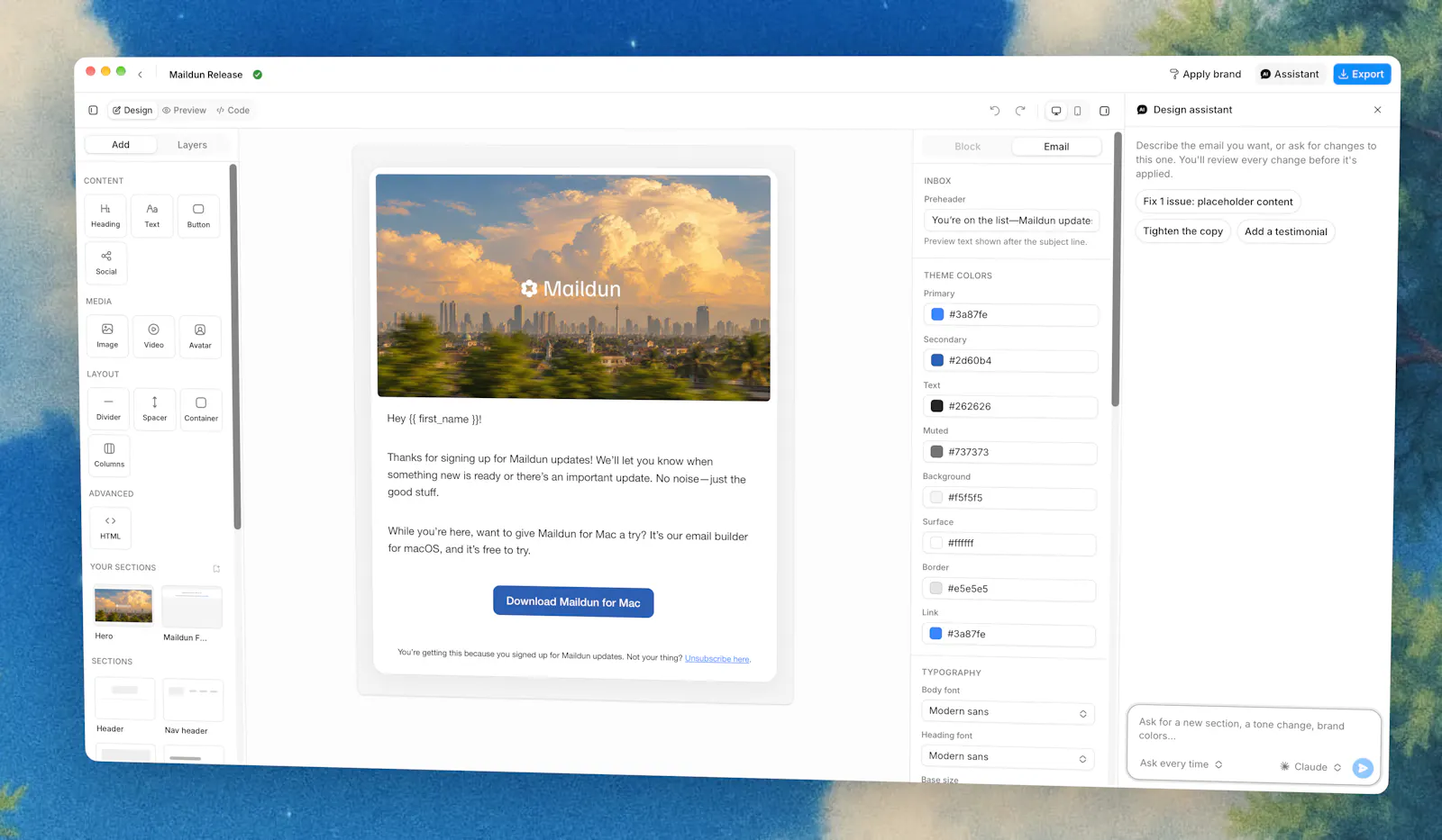 Maildun for Mac screenshot 2
