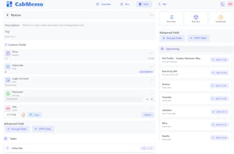 CabMemo gallery image