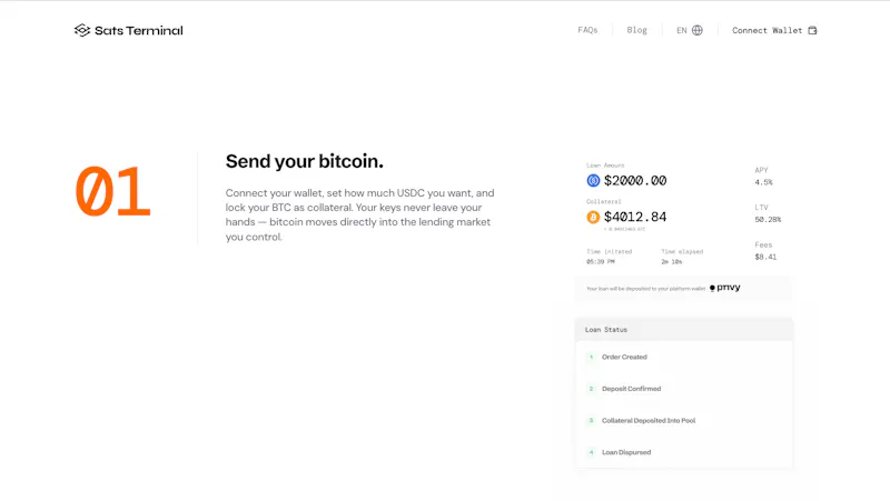 Sats Terminal screenshot 4
