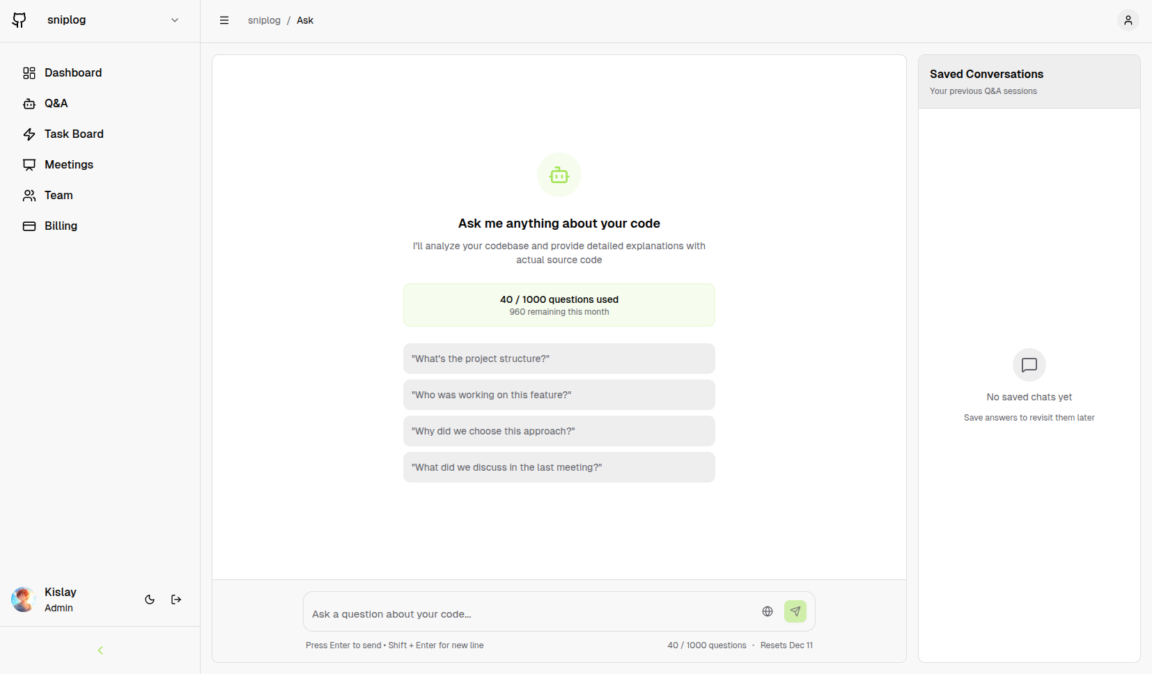 Syncally - Main product screenshot demonstrating key features and user interface