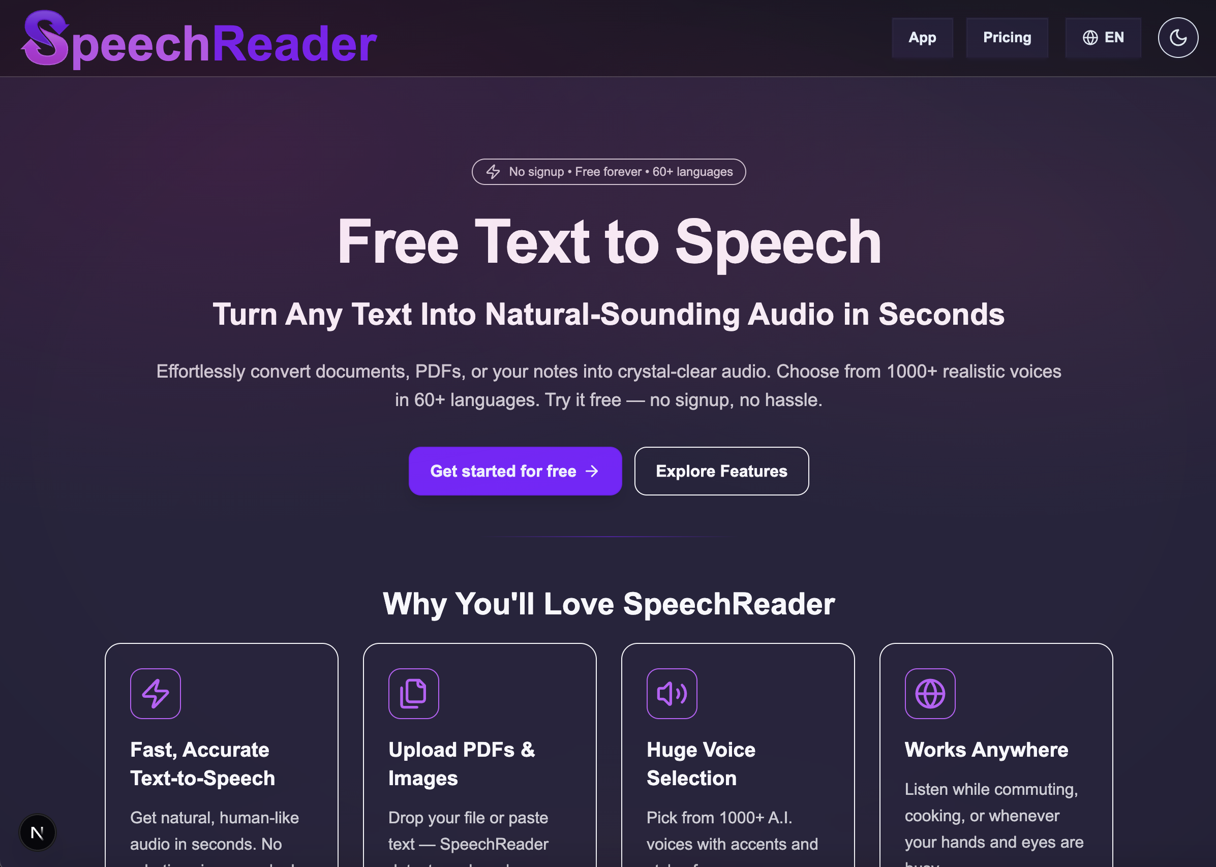 SpeechReader - Free text to speech onlineメディア1