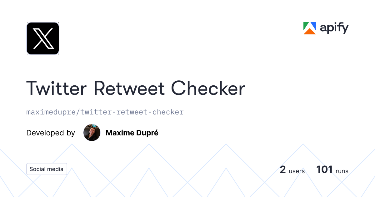 Twitter Retweet Checker gallery image