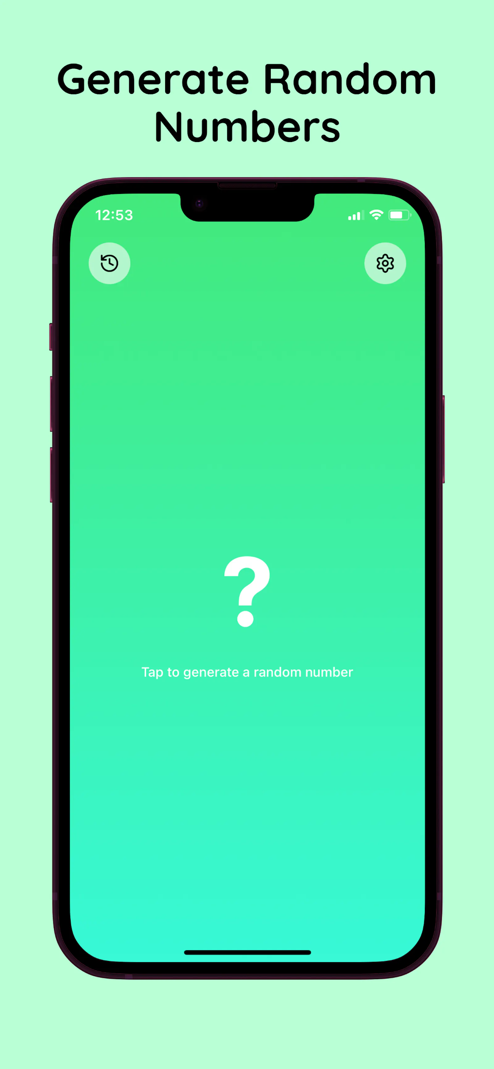 Random Number Generator: RNG+ screenshot 1