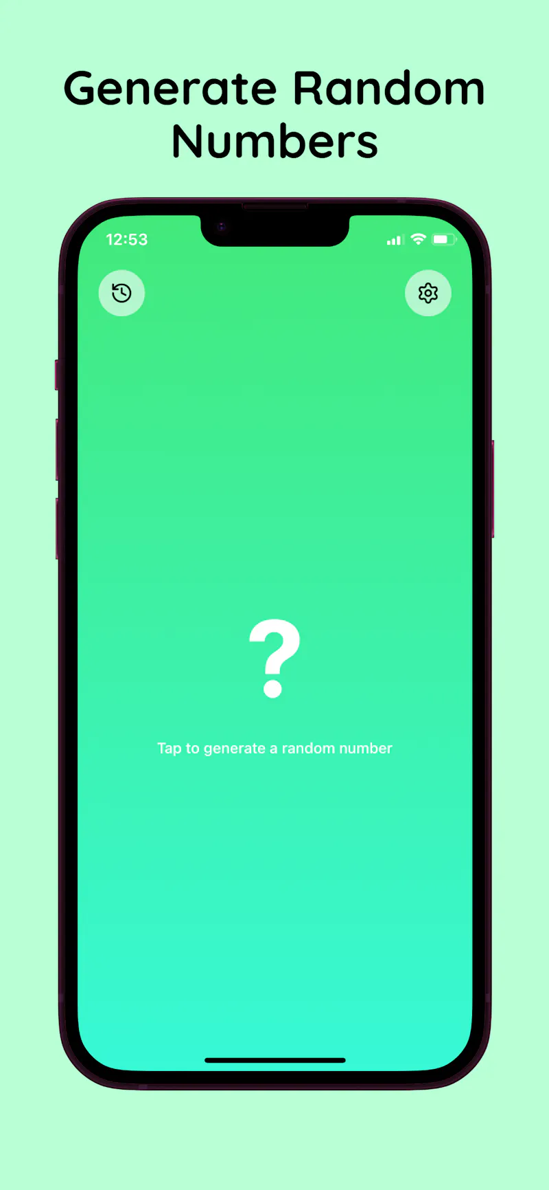 Random Number Generator: RNG+ screenshot 1