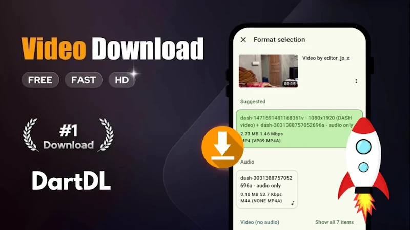 DartDL: Video & Audio Download screenshot 2