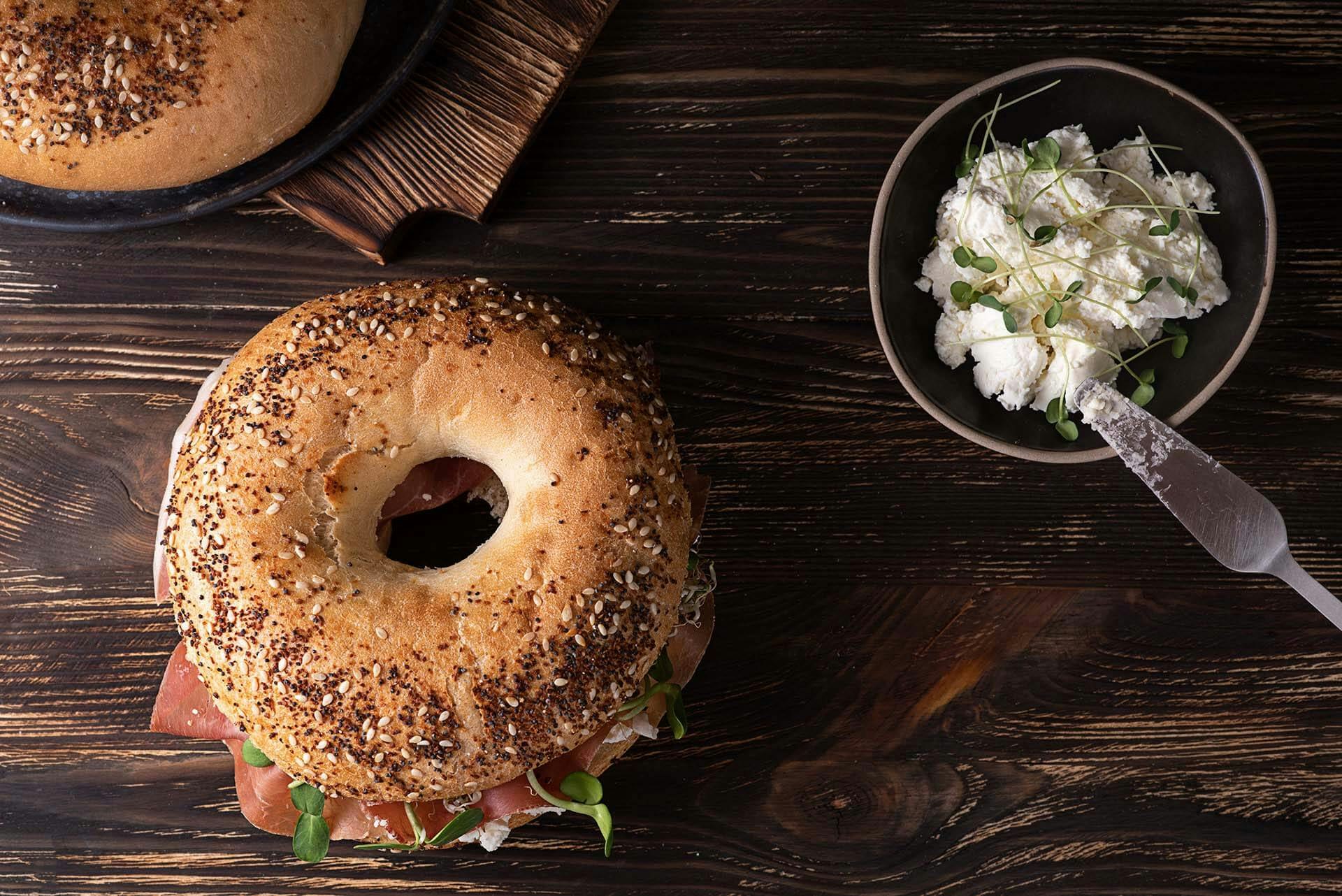 Collection de bagels faibles