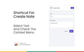 Browser Note (Chrome Extension) gallery image