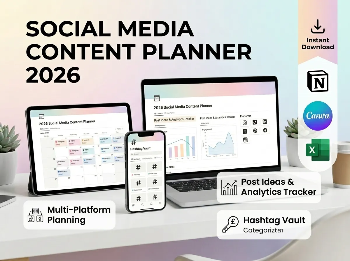 Social Media Content Planner 2026 gallery image