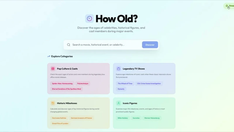 How Old? screenshot 1 (video preview)