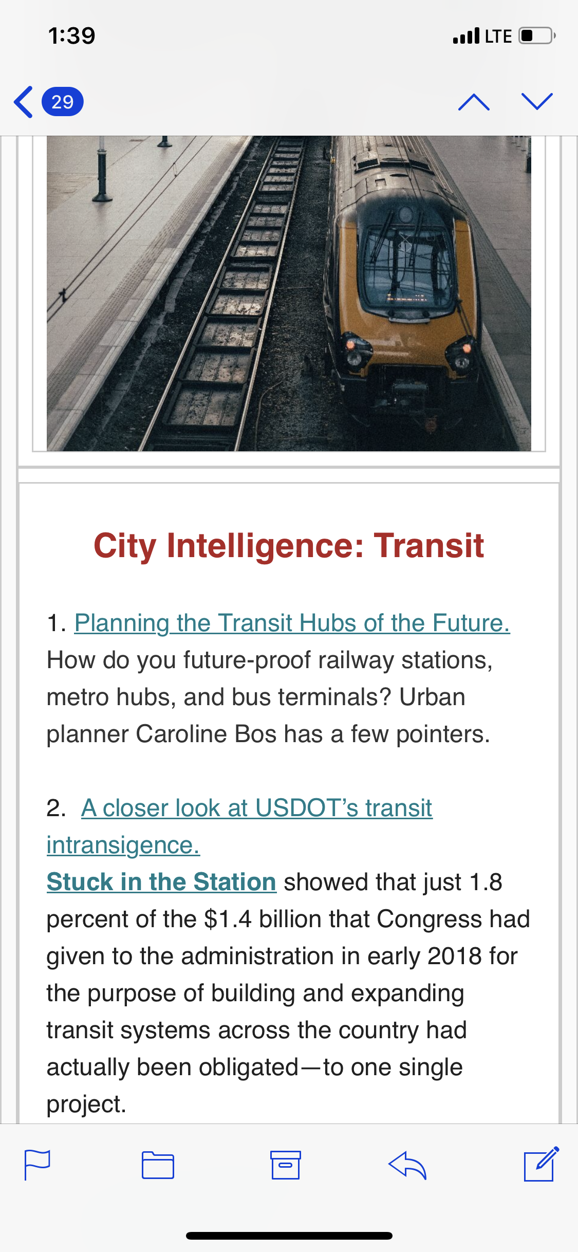 City Intelligence Newsletter gallery image