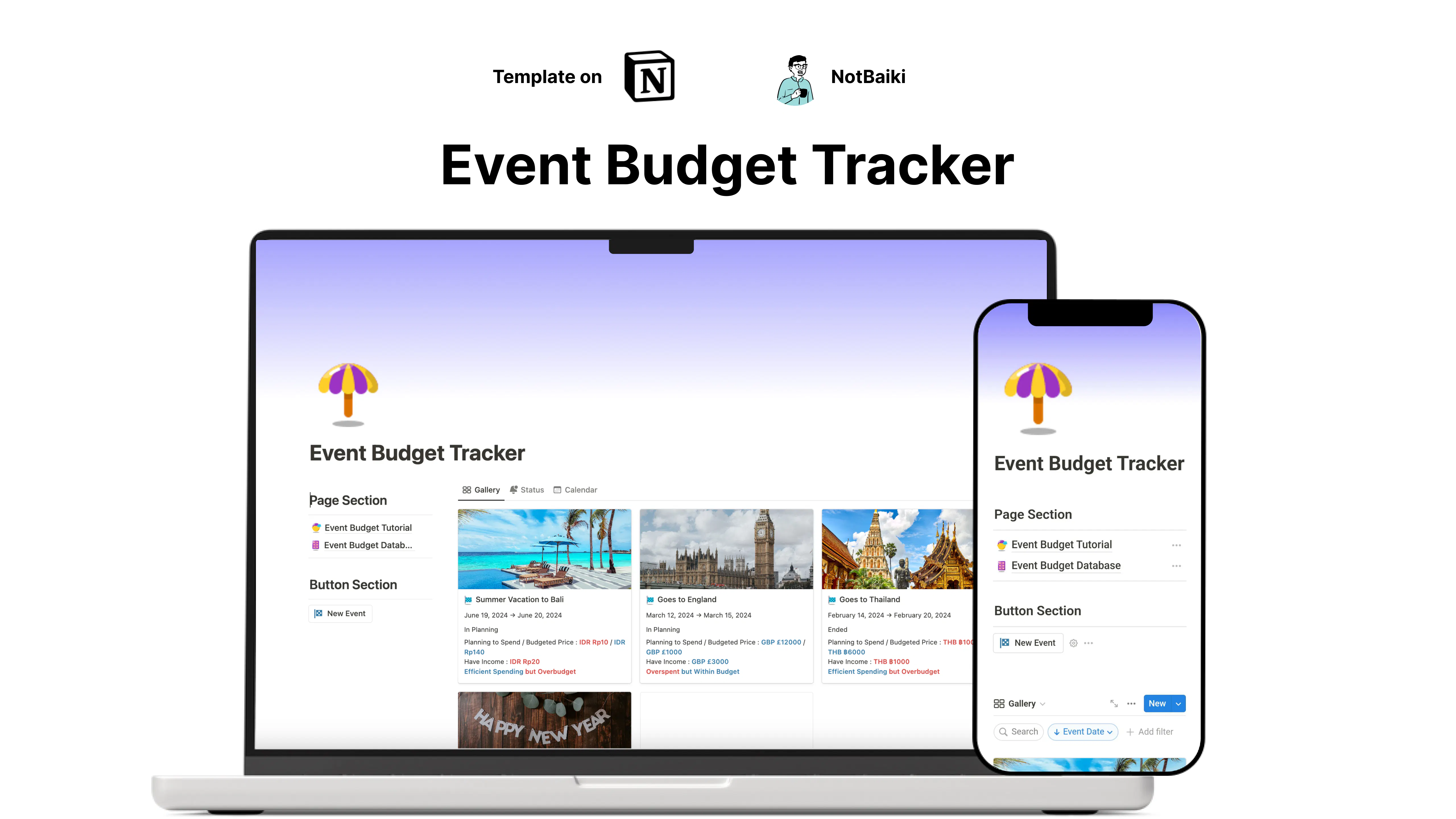 Event Budget Tracker gallery image