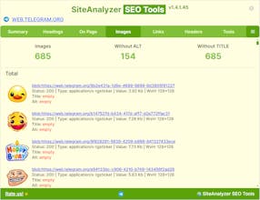 SiteAnalyzer SEO Tools Chrome Extension gallery image