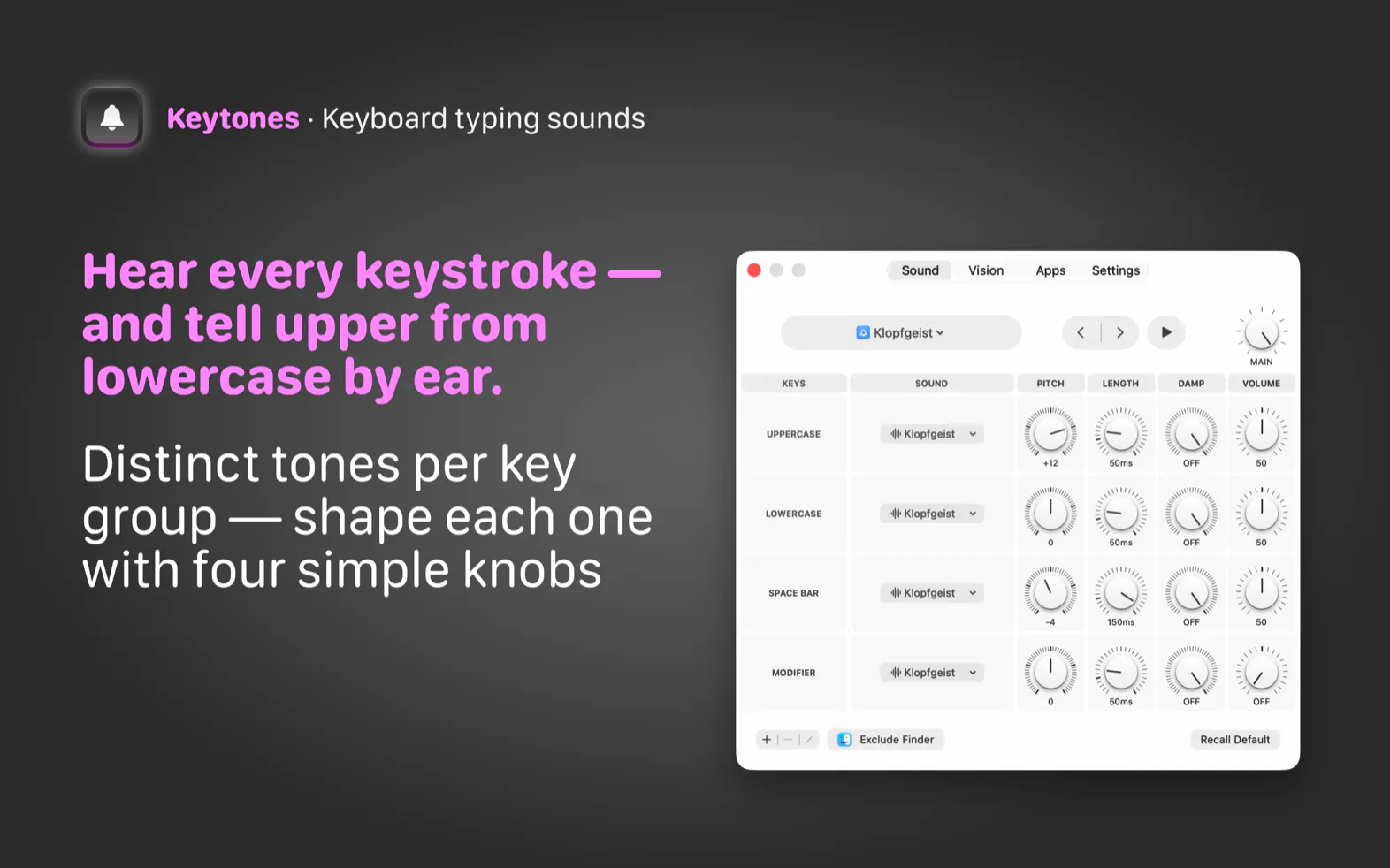 Keytones screenshot 1