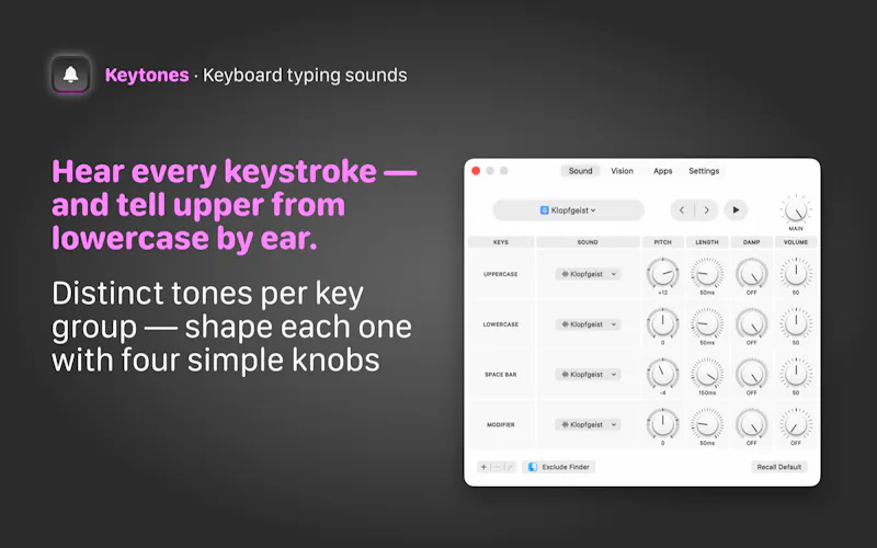 Keytones screenshot 2