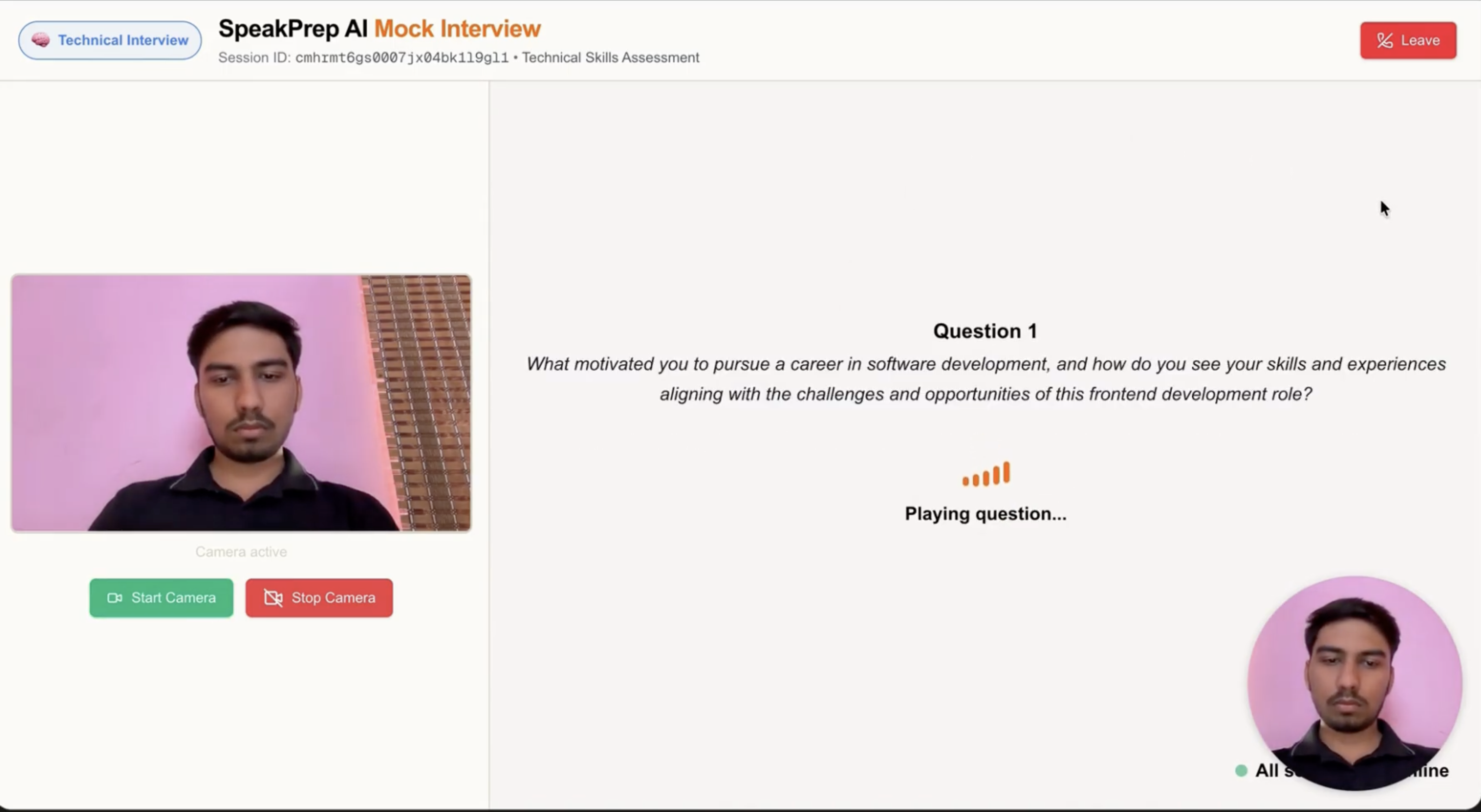 SpeakPrep - Screenshot 4 showing product features and functionality