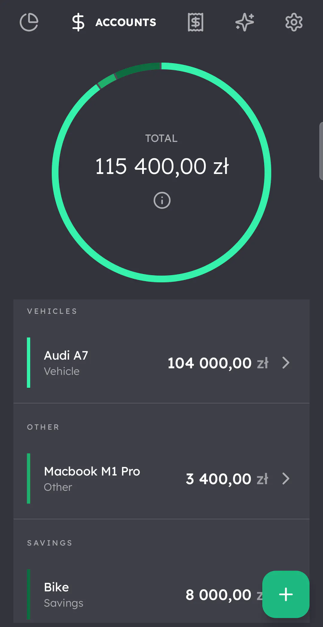 Fainto: Private Budget Tracker gallery image
