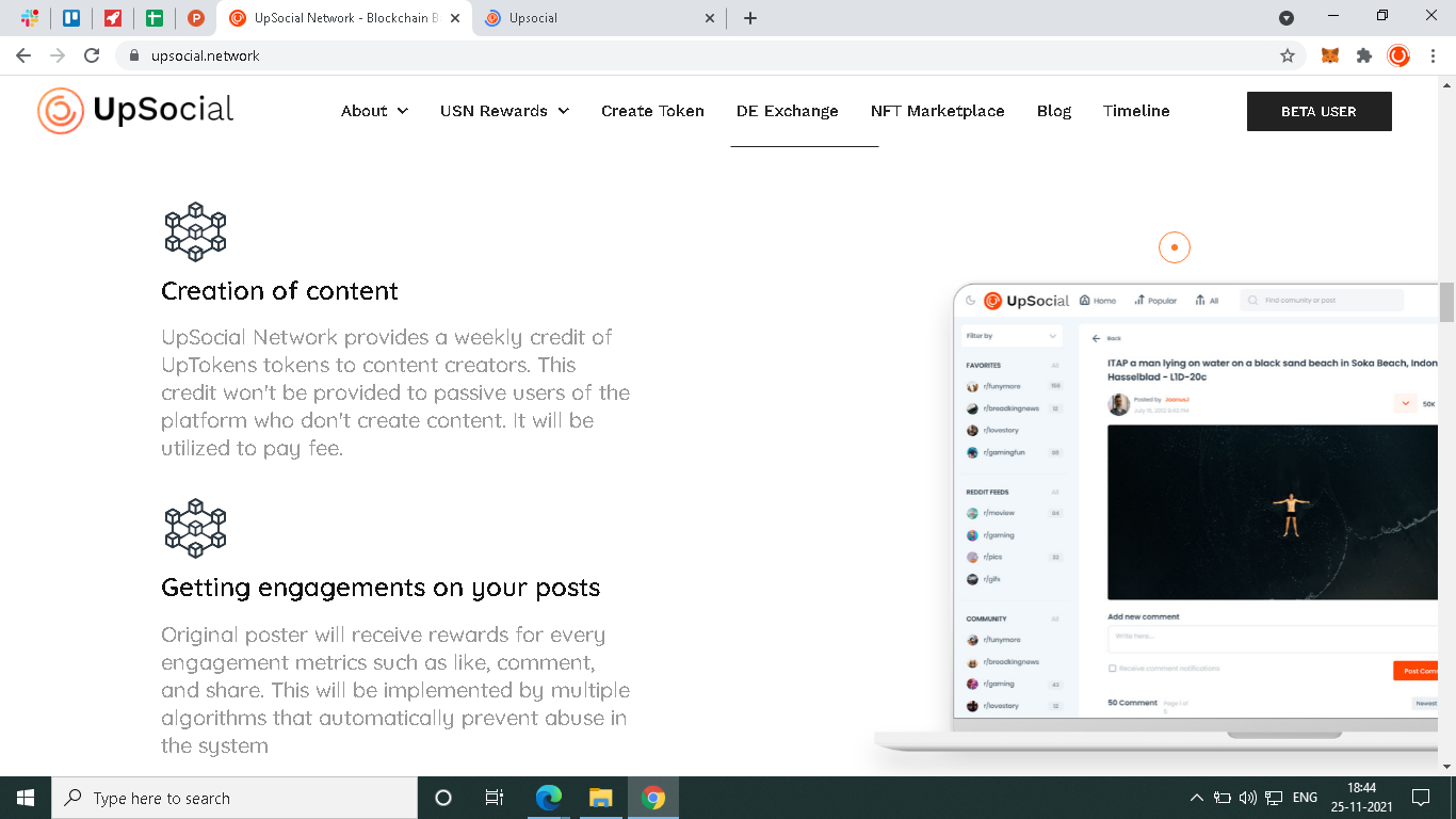 UpSocial Network gallery image