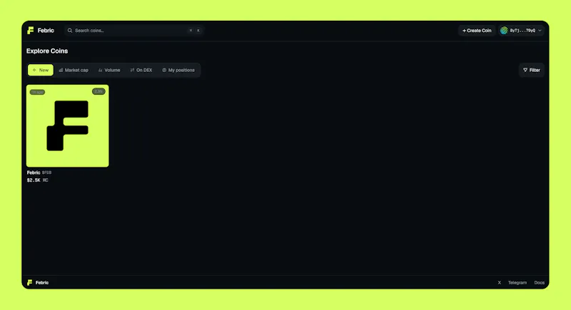 Febric screenshot 1