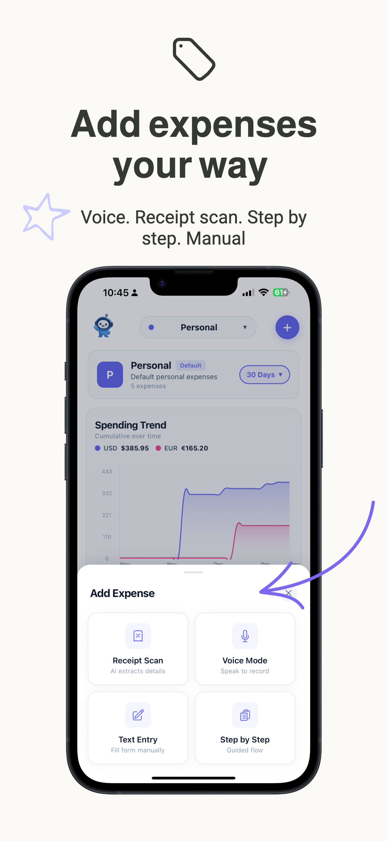 Orbit Wave - Expense Tracker - Screenshot 2 showing product features and functionality