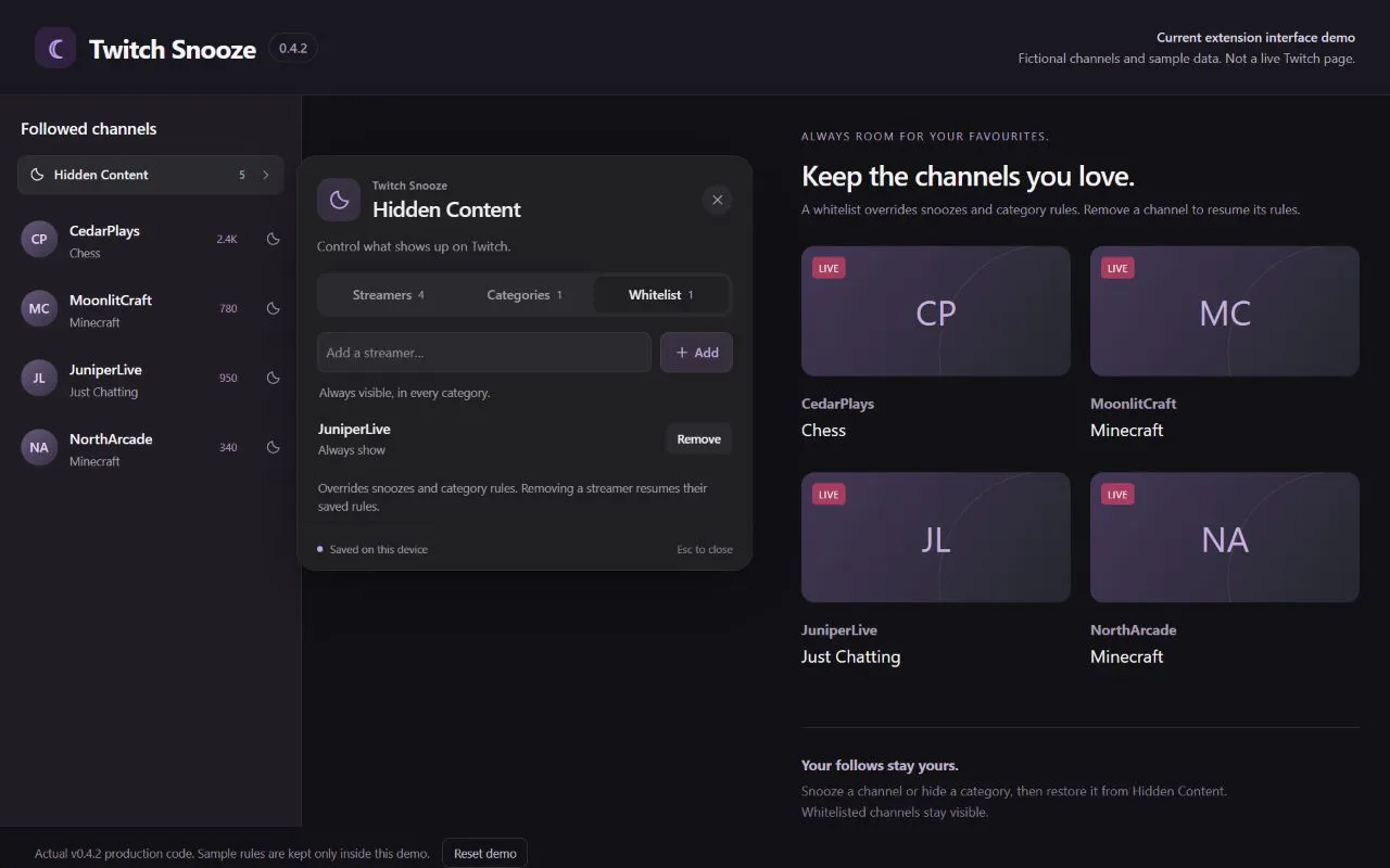 Twitch Snooze gallery image
