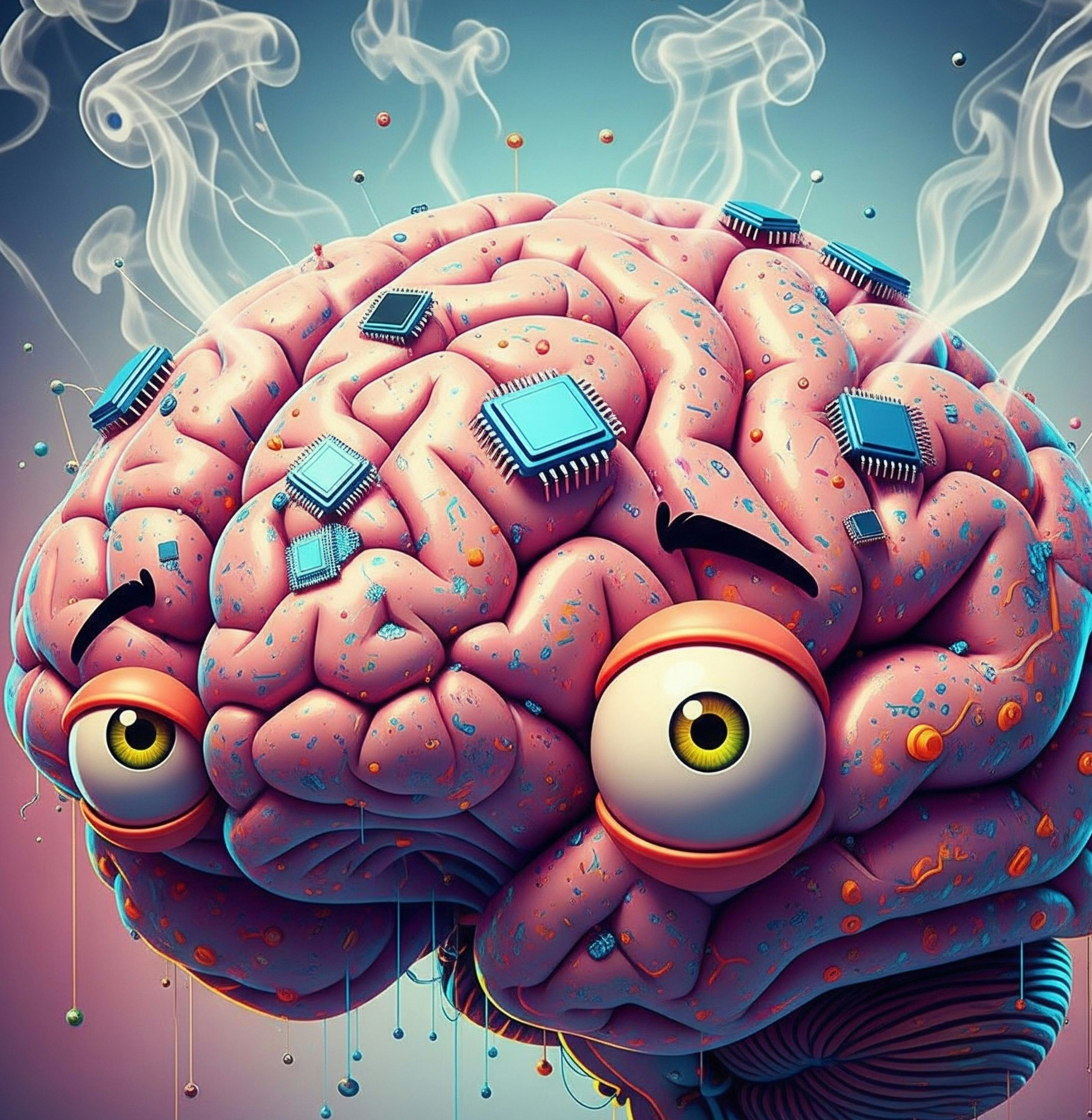 Brain coin logo