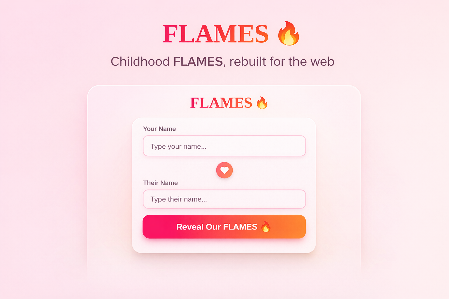 FLAMES - Screenshot 2 showing product features and functionality
