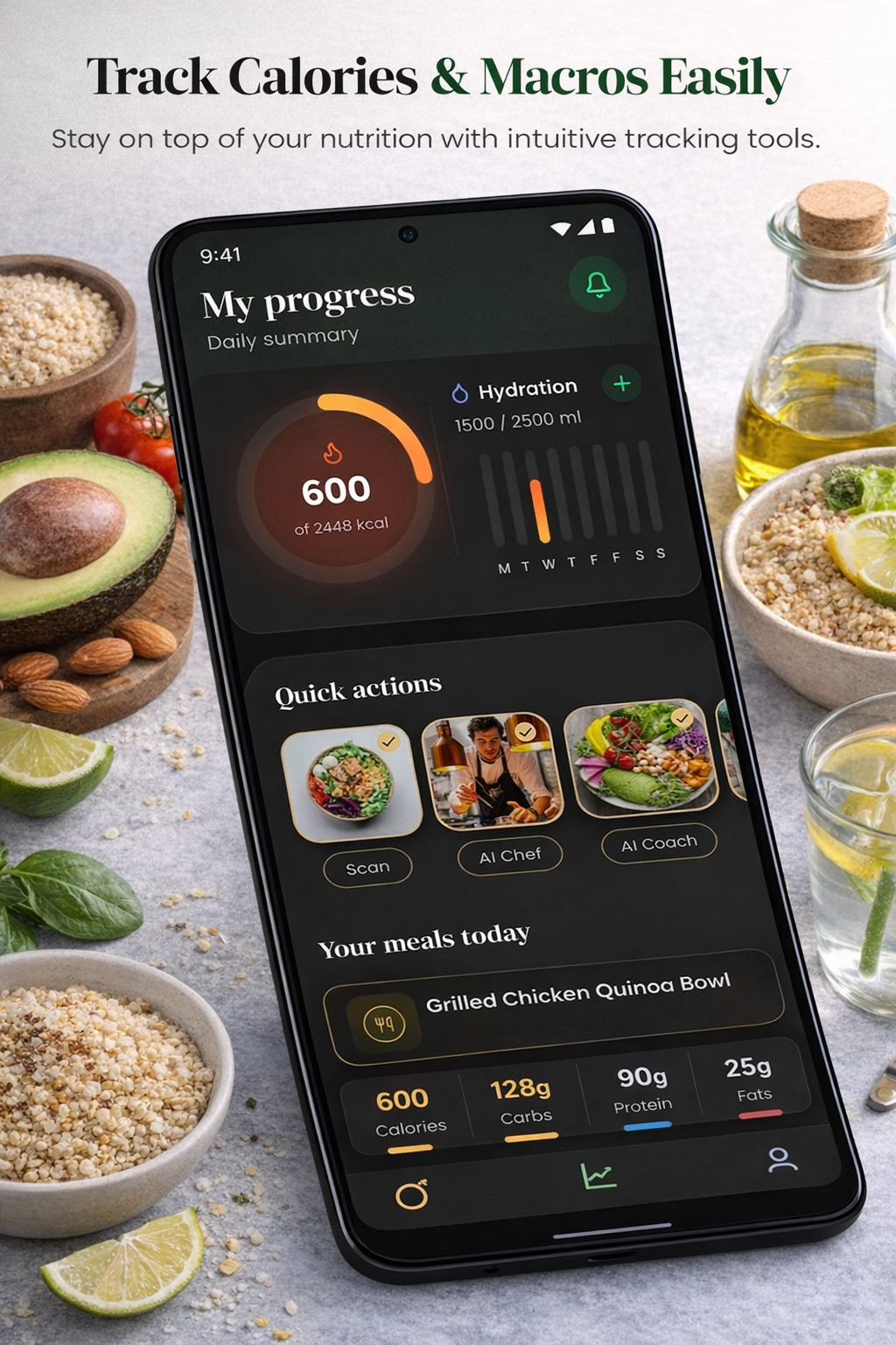 Connect Nutrition AI - Main product screenshot demonstrating key features and user interface