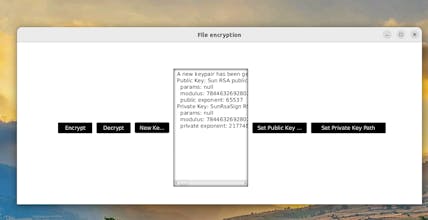 Multi OS file encryption with gui gallery image