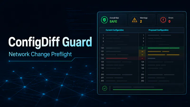ConfigDiff Guard + Network Guardian screenshot 1