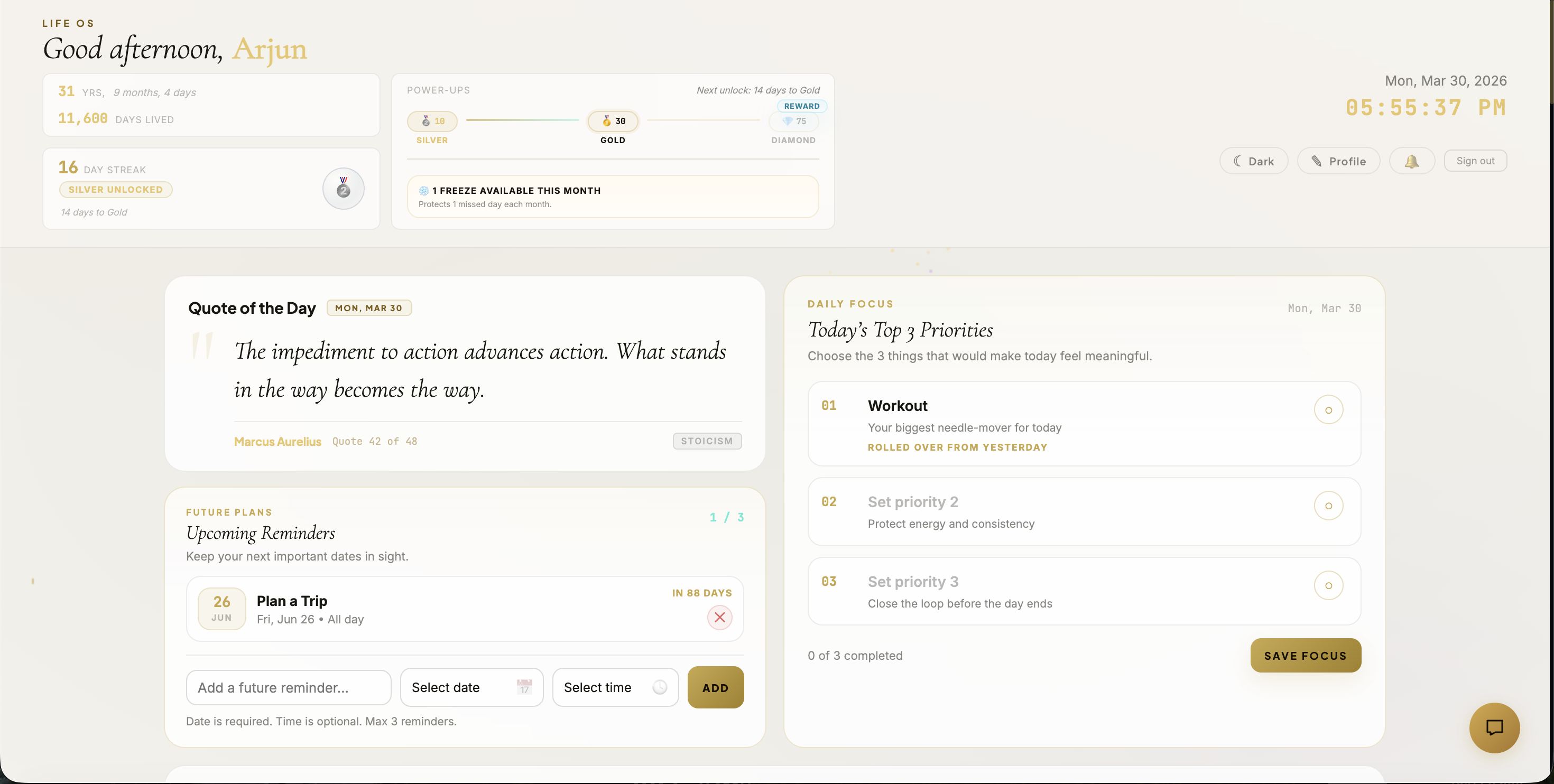 Life OS gallery image