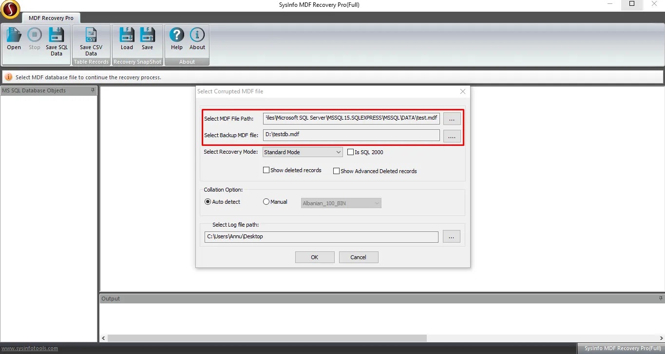 Advanced MDF Recovery Pro Tool - Geavanceerde manier om SQL -database -corruptie aan te kunnen media 3
