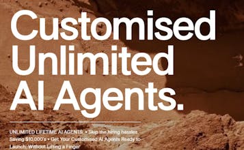 Customised Unlimited AI Agents FOR FREE gallery image