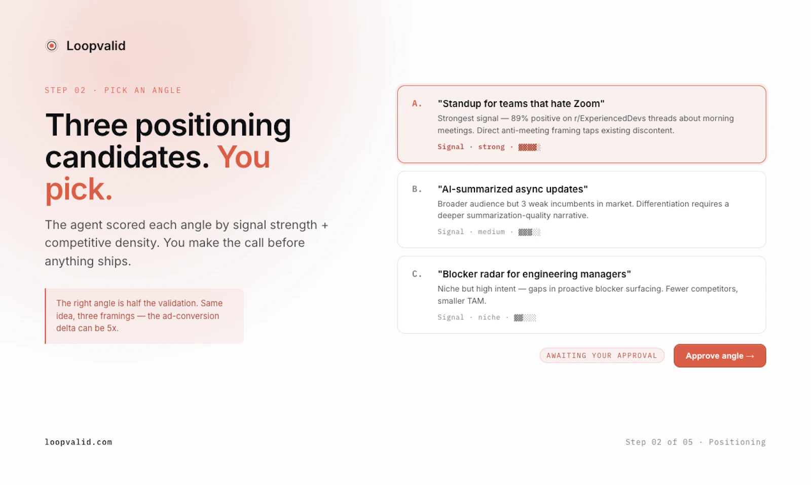 Loopvalid screenshot 2
